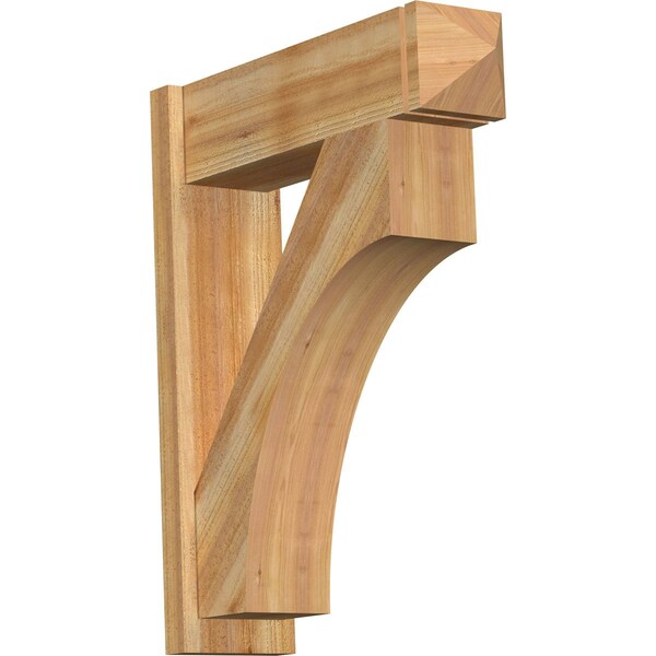 Ekena Millwork Westlake Arts & Crafts Rough Sawn Outlooker, Western Red Cedar, 8"W x 28"D x 34"H OUT08X28X34WTL03RWR - main